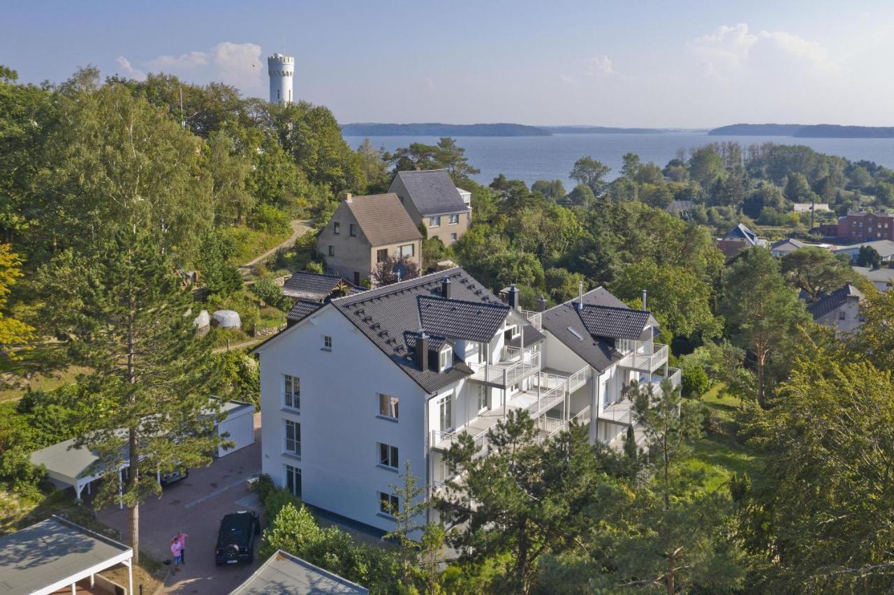 Ferienwohnung Mit Balkon Und Meerblick - Ferienresidenz Zwei Bodden Fewo 1-4 Lietzow Ngoại thất bức ảnh