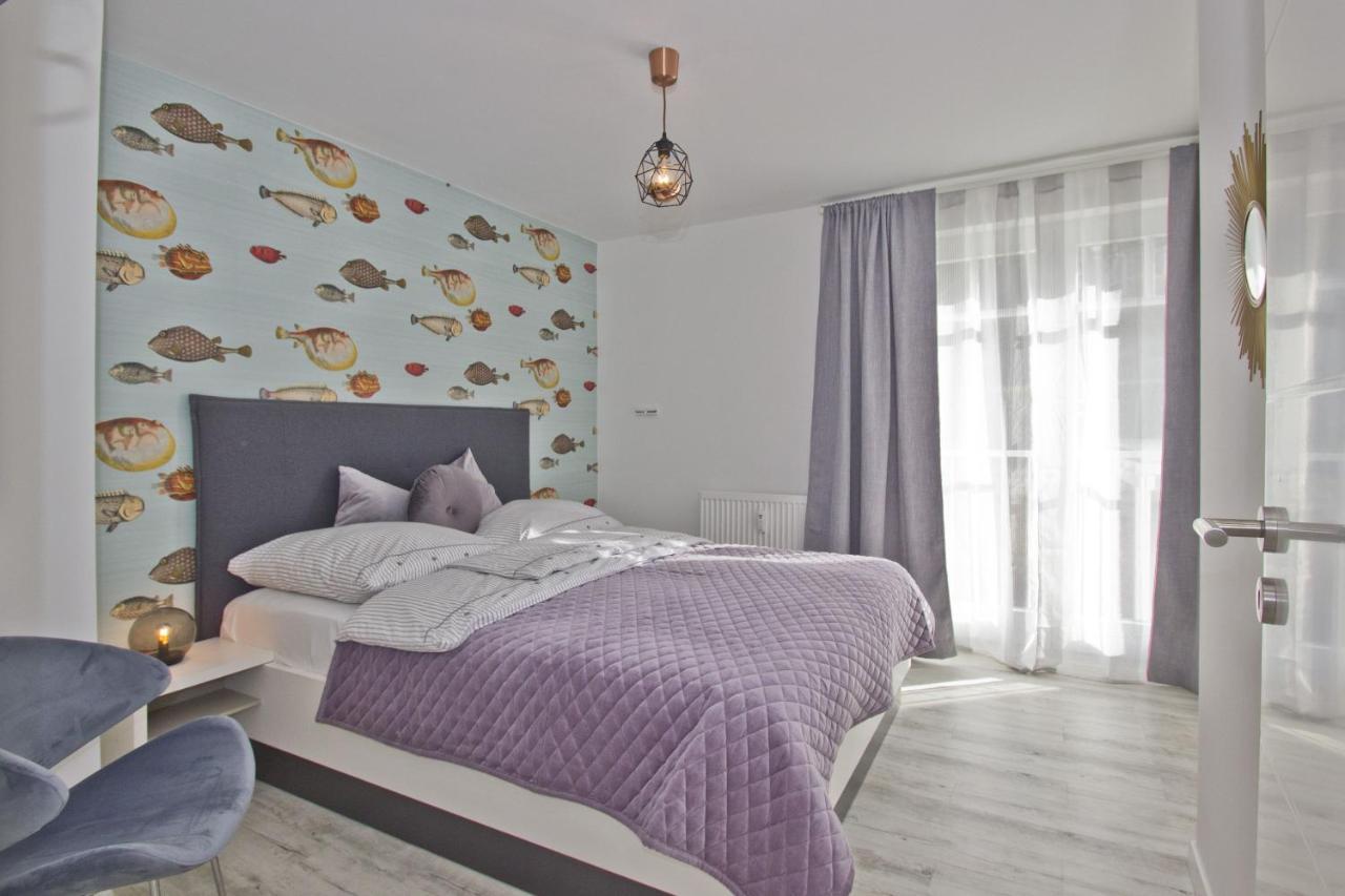 Ferienwohnung Mit Balkon Und Meerblick - Ferienresidenz Zwei Bodden Fewo 1-4 Lietzow Ngoại thất bức ảnh