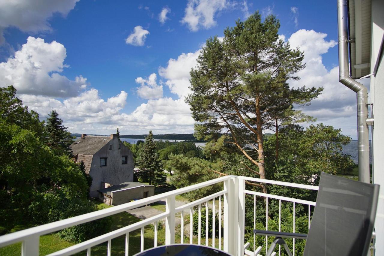 Ferienwohnung Mit Balkon Und Meerblick - Ferienresidenz Zwei Bodden Fewo 1-4 Lietzow Ngoại thất bức ảnh